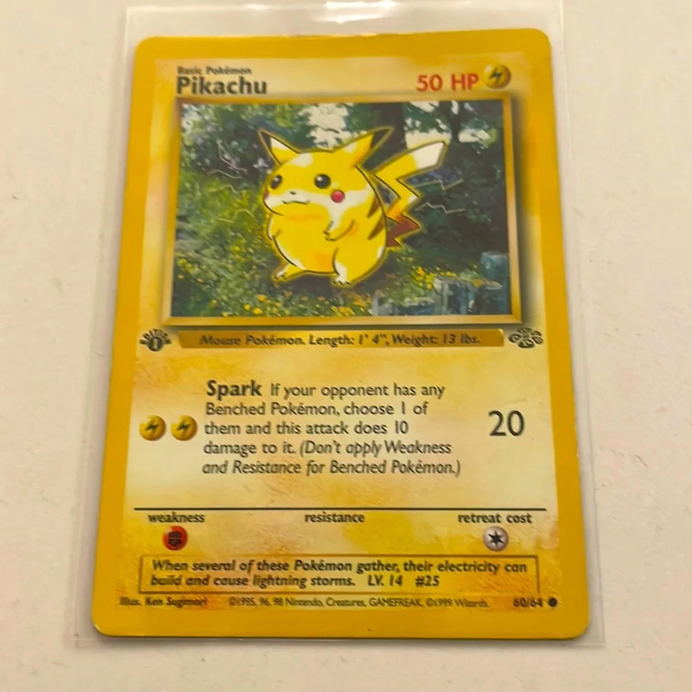 Accessories | Ultra Rare 1st Edition Fossil Red Cheek Pikachu Rare | Poshmark Accessories | Ultra Rare 1st Edition Fossil Red Cheek Pikachu Rare | Poshmark